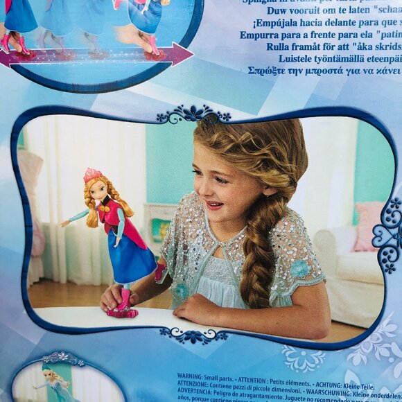 New in Box-Mattel Disney Frozen  Ice Skating Anna 11.5" - Picture 8 of 15